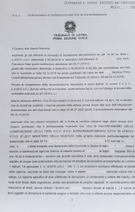 ordininanza-liquidazione-patrimonio tribunale di latina sovraindebitamento legalprofessional network